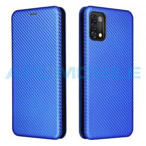 Pouzdro Magnetic Case Umidigi A11 Carbon Fiber modr&eacute;