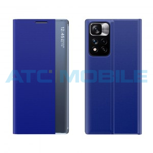 Pouzdro Magnetic View Xiaomi Redmi Note 11 5G modr&eacute;