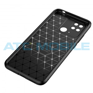 Shockproof Carbon Fiber kryt Xiaomi Redmi 10C čern&yacute;