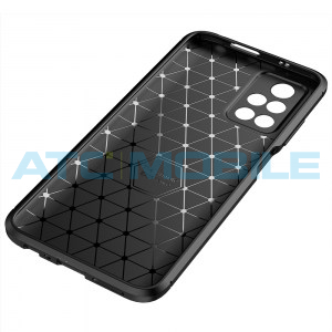 Shockproof Carbon Fiber kryt Xiaomi Redmi Note 11 5G modr&yacute;