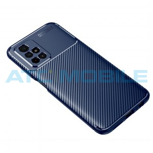 Shockproof Carbon Fiber kryt Xiaomi Redmi Note 11 5G modr&yacute;