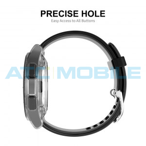 Ochrann&yacute; kryt ENKAY Samsung Galaxy Watch 4 Classic 46mm pln&eacute; kryt&iacute; čir&yacute; + ochrann&eacute; sklo