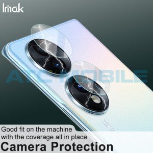 Tvrzen&eacute; sklo IMAK zadn&iacute;ch kamer Honor 70 (FNE-NX9, FNE29A) čern&eacute;