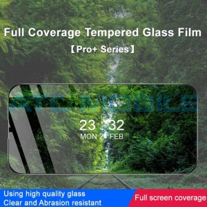 Tvrzen&eacute; sklo IMAK Pro+ Full-Cover iPhone 14 Pro čern&eacute; 2,5D