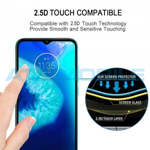 Tvrzen&eacute; sklo Motorola Moto G8 Power Lite (XT2055-1) čern&eacute; 2,5D