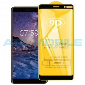 Tvrzen&eacute; sklo Nokia 5.1 Plus (TA-1108) Full-Glue čern&eacute; 2,5D