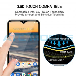 Tvrzen&eacute; sklo Nokia 5.3 (TA-1227, TA-1229, TA-1223, TA-1234) Full-Glue čern&eacute; 2,5D