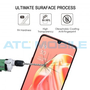 Tvrzen&eacute; sklo Oppo A91 Full-Glue čern&eacute; 2,5D