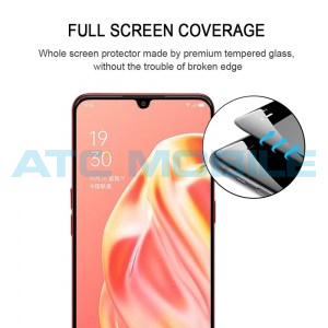 Tvrzen&eacute; sklo Oppo A91 Full-Glue čern&eacute; 2,5D