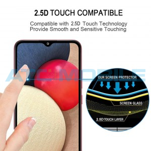 Tvrzen&eacute; sklo Samsung Galaxy A02s (SM-A025) Full-Glue čern&eacute;