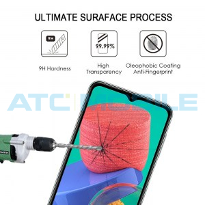 Tvrzen&eacute; sklo Samsung Galaxy A13 4G (SM-A135), A13 5G (SM-A136), M23, M33 Full-Glue čern&eacute; 2,5D