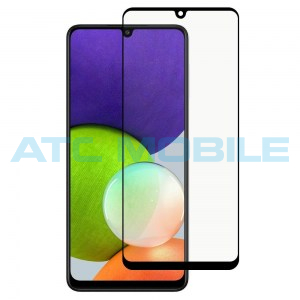 Tvrzen&eacute; sklo Samsung Galaxy A22 4G (SM-A225) Full-Glue čern&eacute; 2,5D