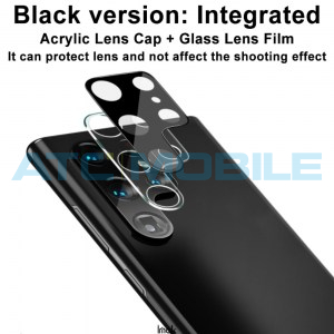 Tvrzen&eacute; sklo IMAK zadn&iacute;ch kamer Samsung Galaxy S22 Ultra 5G (SM-S908B) čern&eacute;