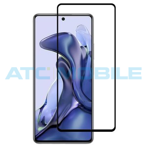 Tvrzen&eacute; sklo Xiaomi 11T, 11T Pro Full-Glue čern&eacute; 2,5D
