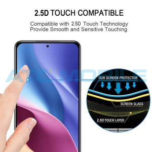 Tvrzen&eacute; sklo Xiaomi Mi 11i, Xiaomi Redmi K40 Pro+ Full-Glue čern&eacute; 2,5D