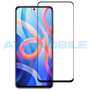 Tvrzen&eacute; sklo Xiaomi Redmi Note 11 5G, Poco M4 Pro 5G Full-Glue čern&eacute; 2,5D