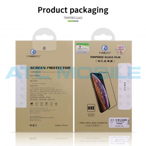 Tvrzen&eacute; sklo 3D PINWUYO iPhone 13 Mini čern&eacute; (Explosion-proof)