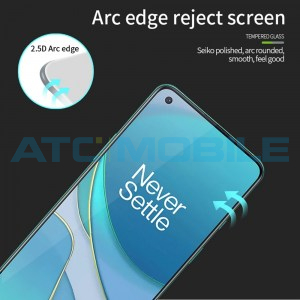 Tvrzen&eacute; sklo 3D PINWUYO OnePlus 8T čern&eacute;