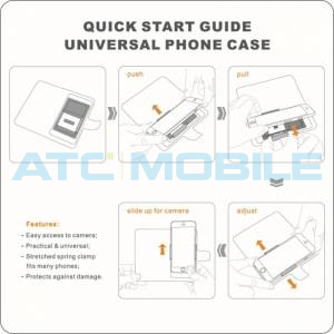 Pouzdro Urban Case UNI - otev&iacute;rac&iacute; pouzdro typu kniha XL (4,6