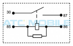 Rel&eacute; sp&iacute;nac&iacute;&iacute; 12V/40A