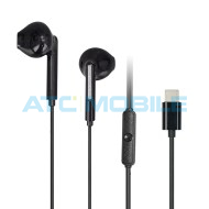 Sluch&aacute;tka AWEI PC-7T s USB-C mikrofonem čern&aacute;