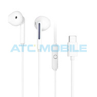 Sluch&aacute;tka AWEI PC-7T s USB-C mikrofonem b&iacute;l&aacute;