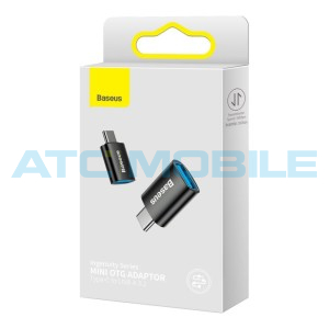 BAS-ADZJJQ000001_2_300x300 Adapt&eacute;r OTG Baseus Ingenuity Mini USB-C z&aacute;strčka / USB-A z&aacute;suvka, čern&yacute;