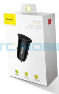 Autonab&iacute;ječka Baseus Circular 30W čern&aacute;