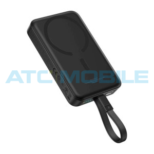 Powerbanka Baseus Magnetic Mini 10000mAh čern&aacute; (MagSafe, USB-C, 30W)