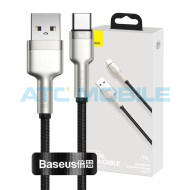 Kabel Baseus Cafule USB / USB-C čern&yacute; (66W, 0,25m)