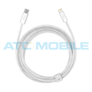Kabel Baseus Dynamic USB-C / Lightning b&iacute;l&yacute; (20W, 2m)