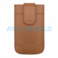 Pouzdro bugatti SlimCase Dublin, kůže SL (8,1cm x 13,4cm) hněd&eacute;