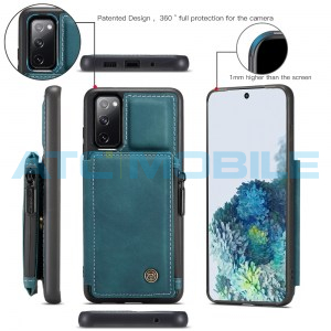 Kryt CaseMe Samsung Galaxy S20 FE (SM-G780, SM-G781) s peněženkou modr&yacute;