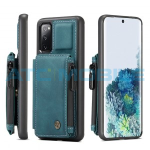 Kryt CaseMe Samsung Galaxy S20 FE (SM-G780, SM-G781) s peněženkou modr&yacute;