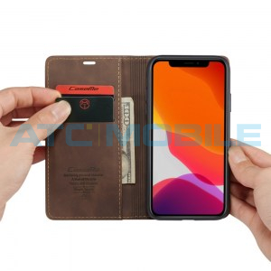 Pouzdro CaseMe Book  iPhone 11 hněd&eacute; (Cofee)