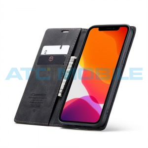 Pouzdro CaseMe Magnetic Book iPhone 12 Pro Max čern&eacute;