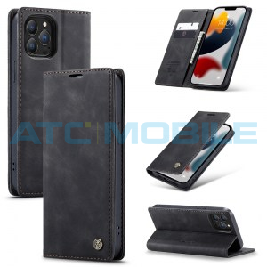 Pouzdro CaseMe Magnetic Book iPhone 13 Pro Max čern&eacute;