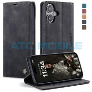Pouzdro CaseMe Book  iPhone 16 čern&eacute;