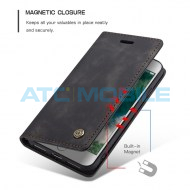 CaseMe Book iPhone 7, 8, SE (2020, 2022) čern&eacute;