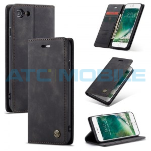 Pouzdro CaseMe Magnetic Book iPhone 7, 8, SE (2020, 2022) čern&eacute;