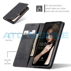 Pouzdro CaseMe Magnetic Book Samsung Galaxy A14 4G (SM-A145) A14 5G (SM-A146) čern&eacute;