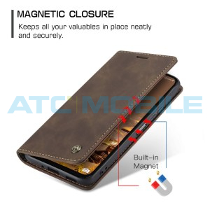 Pouzdro CaseMe Magnetic Book Samsung Galaxy A16 5G (SM-A166) hněd&eacute;