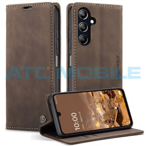 Pouzdro CaseMe Magnetic Book Samsung Galaxy A16 5G (SM-A166) hněd&eacute;