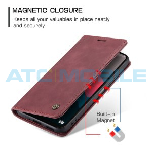 Pouzdro CaseMe Magnetic Book Samsung Galaxy A16 5G (SM-A166) červen&eacute;
