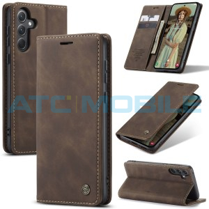 Pouzdro CaseMe Magnetic Samsung Galaxy A35 5G (SM-A356) hněd&eacute;
