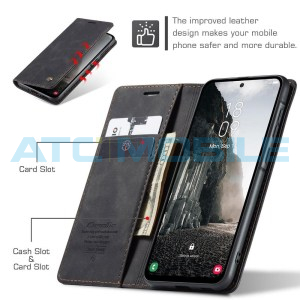 Pouzdro CaseMe Magnetic Book Samsung Galaxy A36 5G (SM-A366B) čern&eacute;
