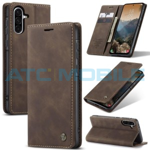 Pouzdro CaseMe Magnetic Book Samsung Galaxy A56 5G (SM-A566) tmavě hněd&eacute; (Coffee)