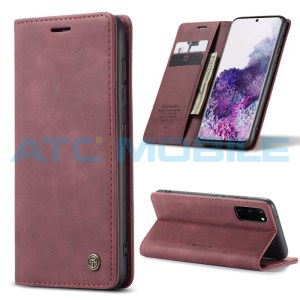 Pouzdro CaseMe Magnetic Book Samsung Galaxy S20+ (SM-G985) červen&eacute;