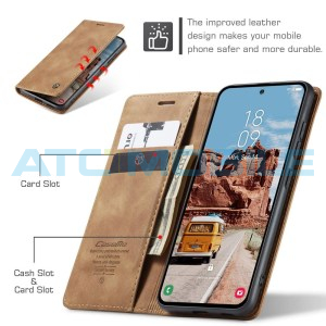 Pouzdro CaseMe Book Samsung Galaxy S25 FE 5G (SM-S731B) sv. hněd&eacute; 
