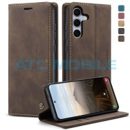 Pouzdro CaseMe Book Samsung Galaxy S25 FE 5G (SM-S731B) tm. hněd&eacute; (Coffee)